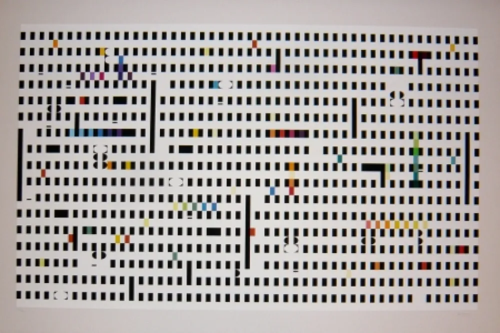 丝网印刷 Agam - Composition 2