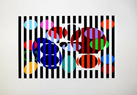 丝网印刷 Agam - Composition 2