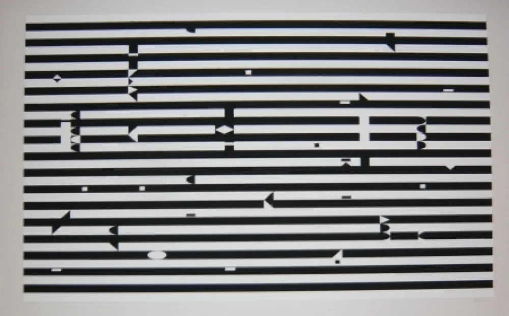 丝网印刷 Agam - Composition 3