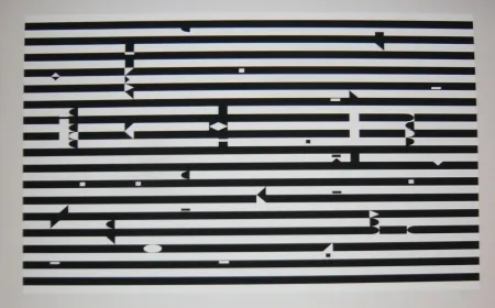 丝网印刷 Agam - Composition 3