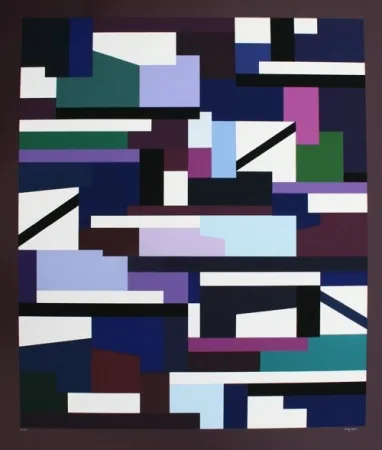 丝网印刷 Agam - Composition cinétique