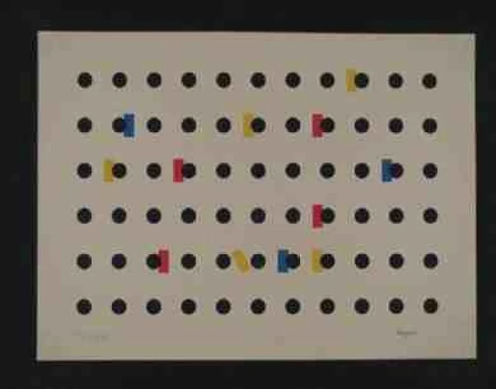 丝网印刷 Agam - Sans titre