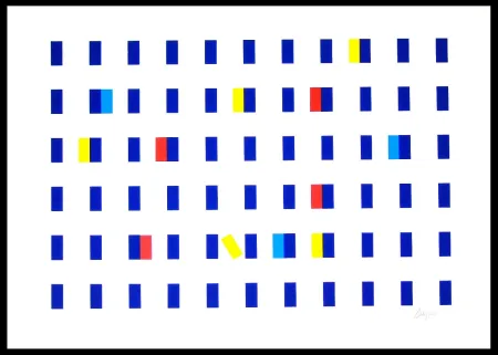 丝网印刷 Agam - Untitled