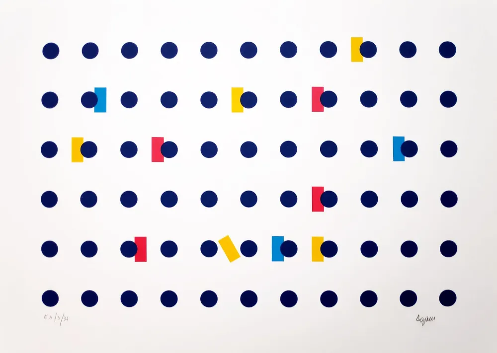 丝网印刷 Agam - Untitled I