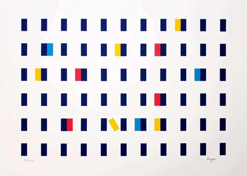 丝网印刷 Agam - Untitled II