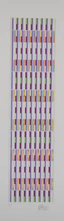 复数作品 Agam - Vertical orchestration purple