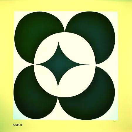 丝网印刷 Agam - YELLOW CIRCLE 1