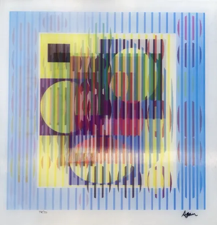 复数作品 Agam - Yellow Haze, from The Evolution Suite I, C