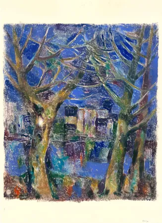 单版画 Agostini  - Paysage