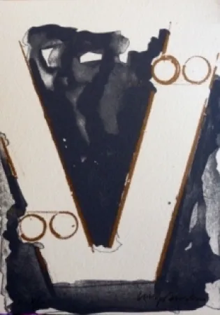 石版画 Aguilar - Sans titre