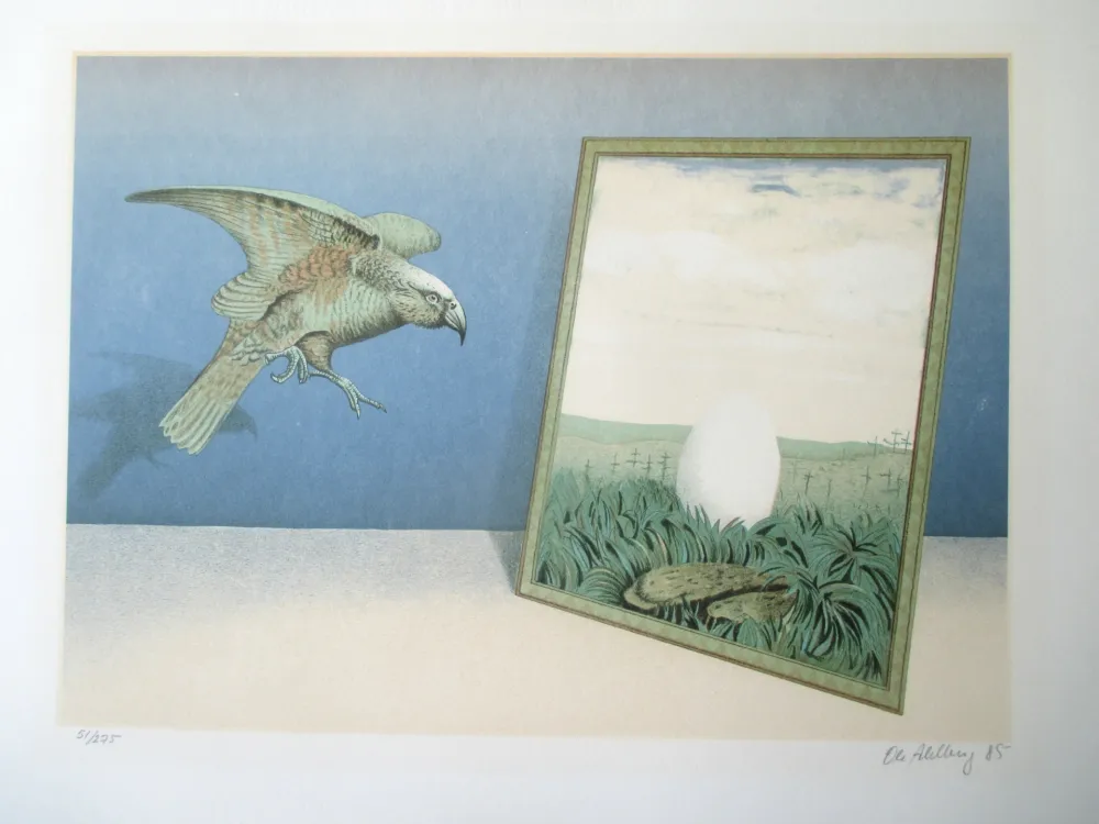 石版画 Ahlberg - Fata Morgana