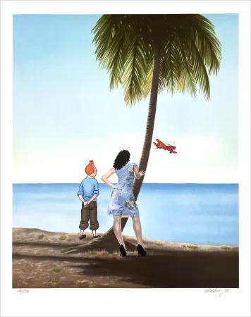 石版画 Ahlberg - In the Air II