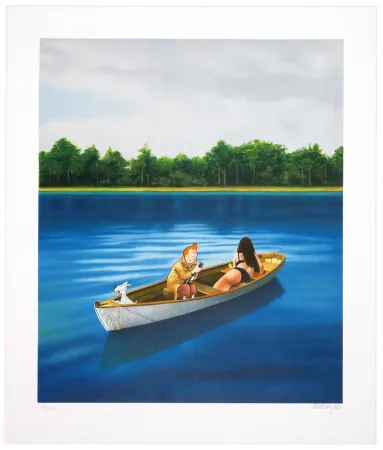 石版画 Ahlberg - Sans titre