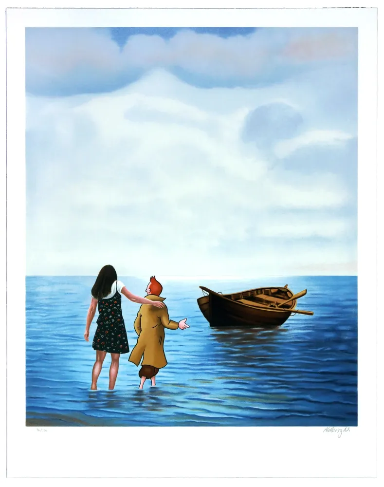 石版画 Ahlberg - The Getaway