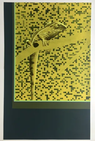 丝网印刷 Aillaud - Iguane