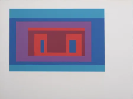 丝网印刷 Albers - 10 Variants (B), 1971