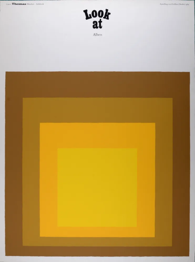 丝网印刷 Albers - (After) Look at Albers, 1969