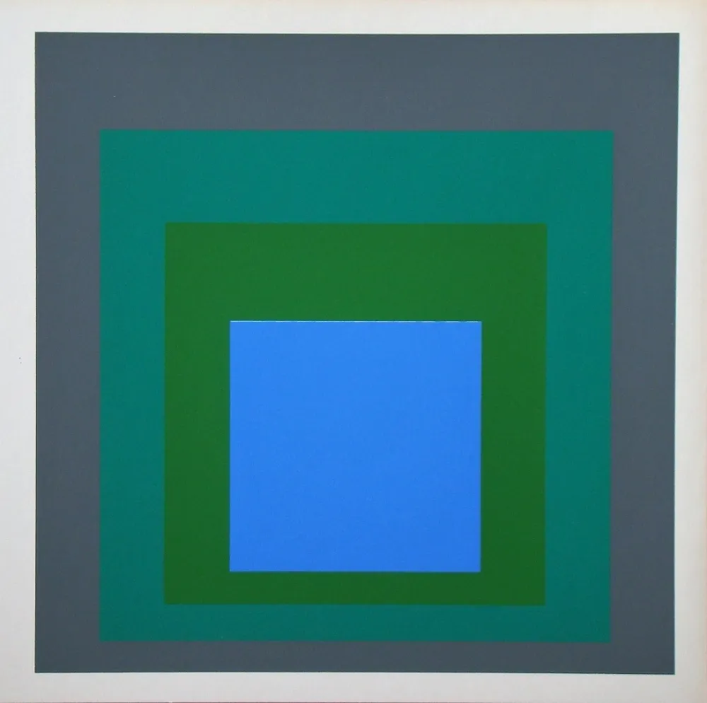 丝网印刷 Albers - Blue Look, 1955