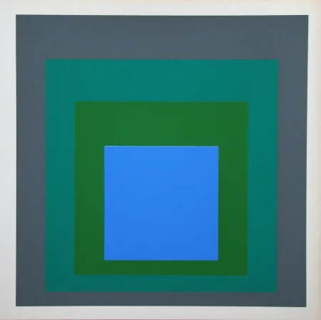 丝网印刷 Albers - Blue Look, 1955