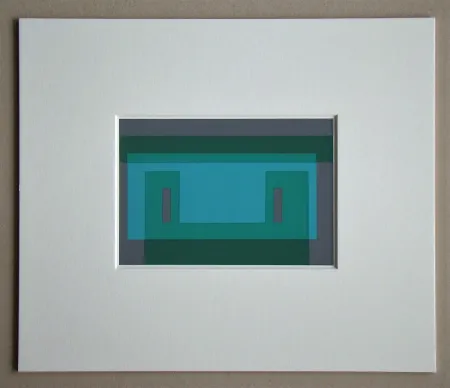 丝网印刷 Albers - Chalk Green Façade