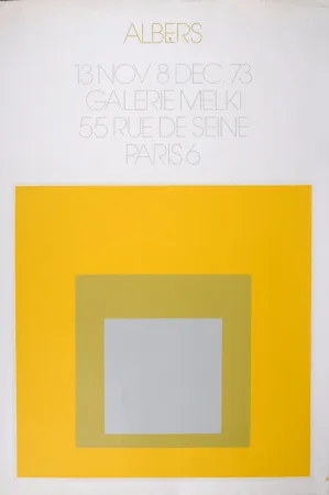 石版画 Albers - Galerie Melki, 1973