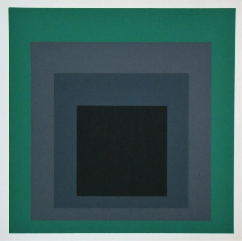 丝网印刷 Albers - Grisaille and Patina, 1965
