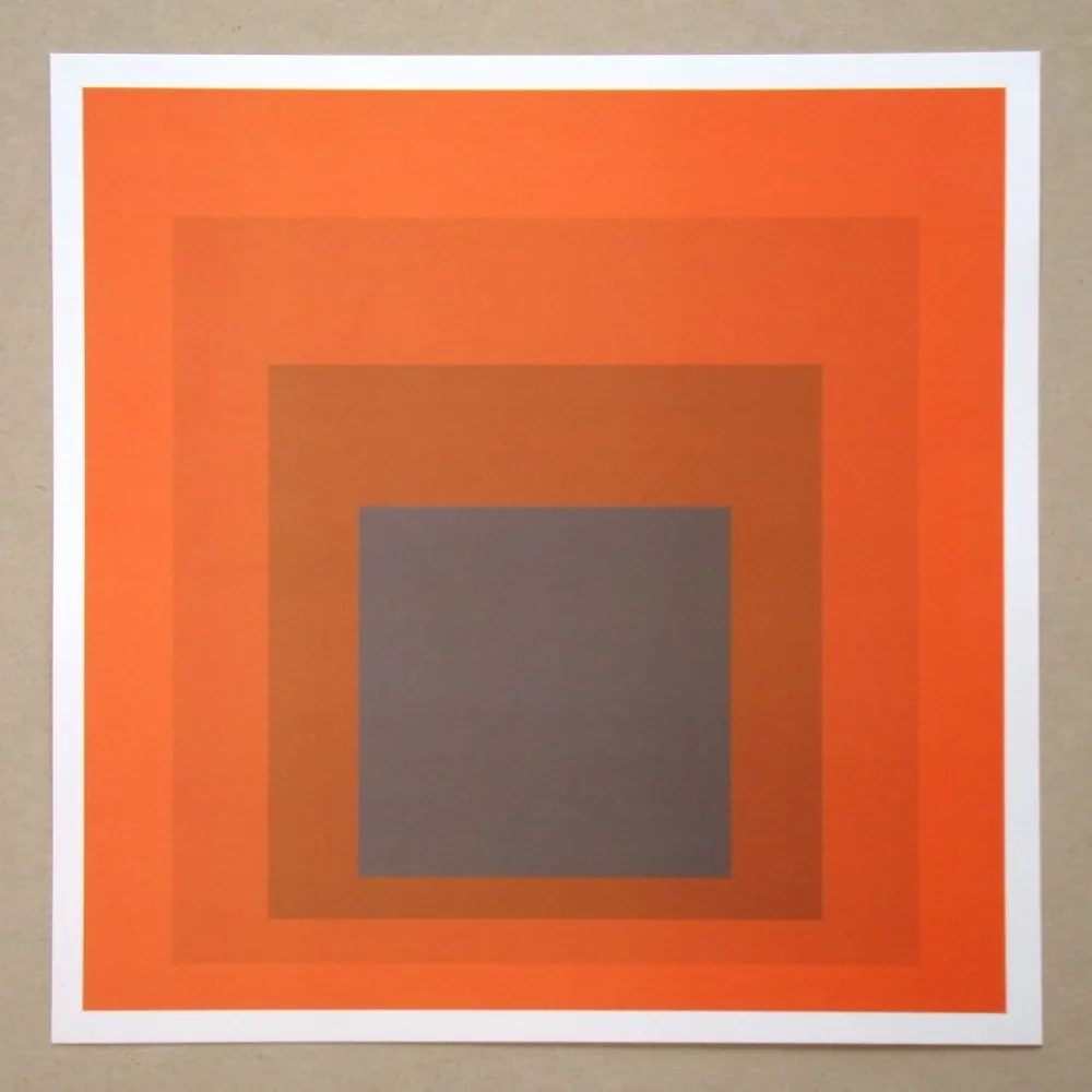 丝网印刷 Albers - Homage to the Square