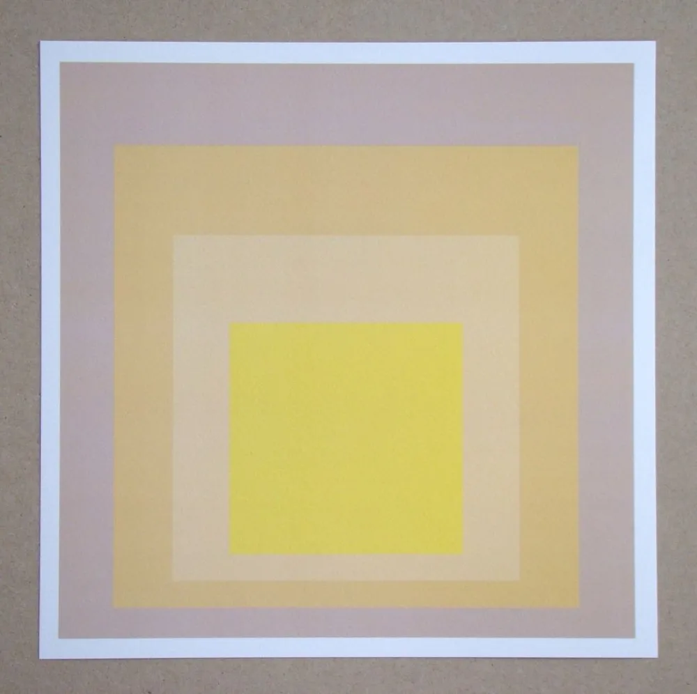 丝网印刷 Albers - Homage to the Square