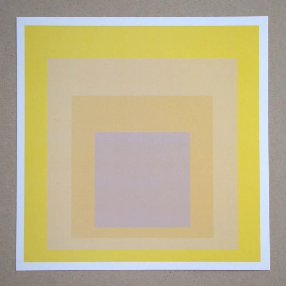 丝网印刷 Albers - Homage to the Square