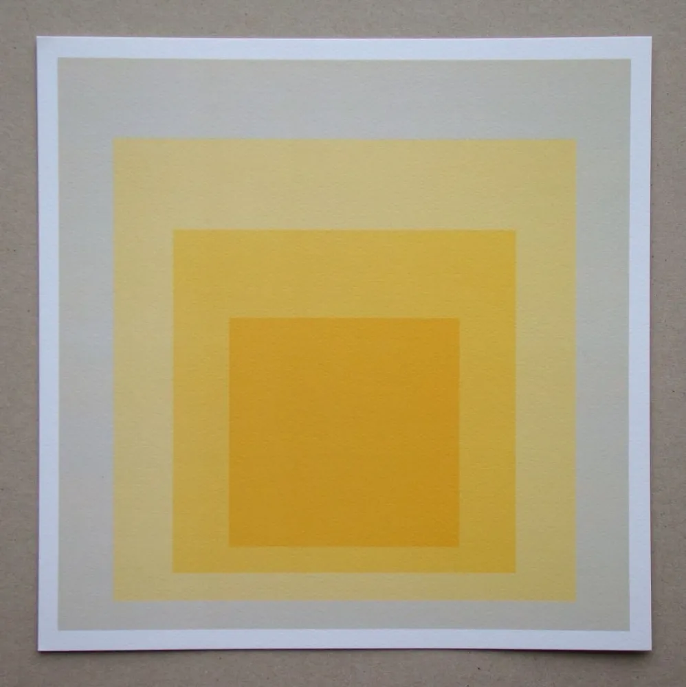 丝网印刷 Albers - Homage to the Square