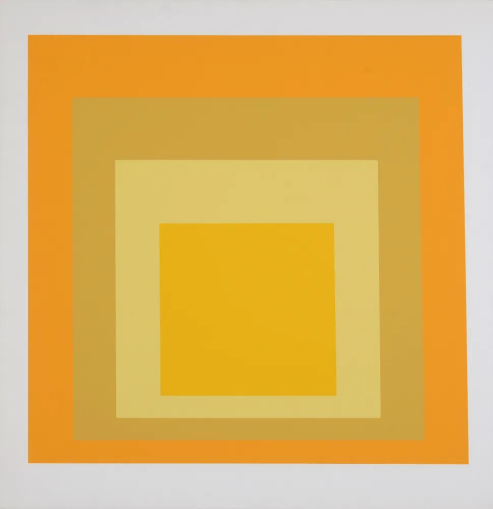 丝网印刷 Albers - Homage To the Square (A), 1971