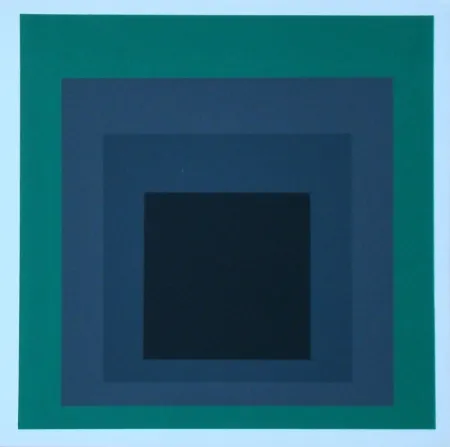 丝网印刷 Albers - Homage to the Square - Grisaille and Patina, 1965