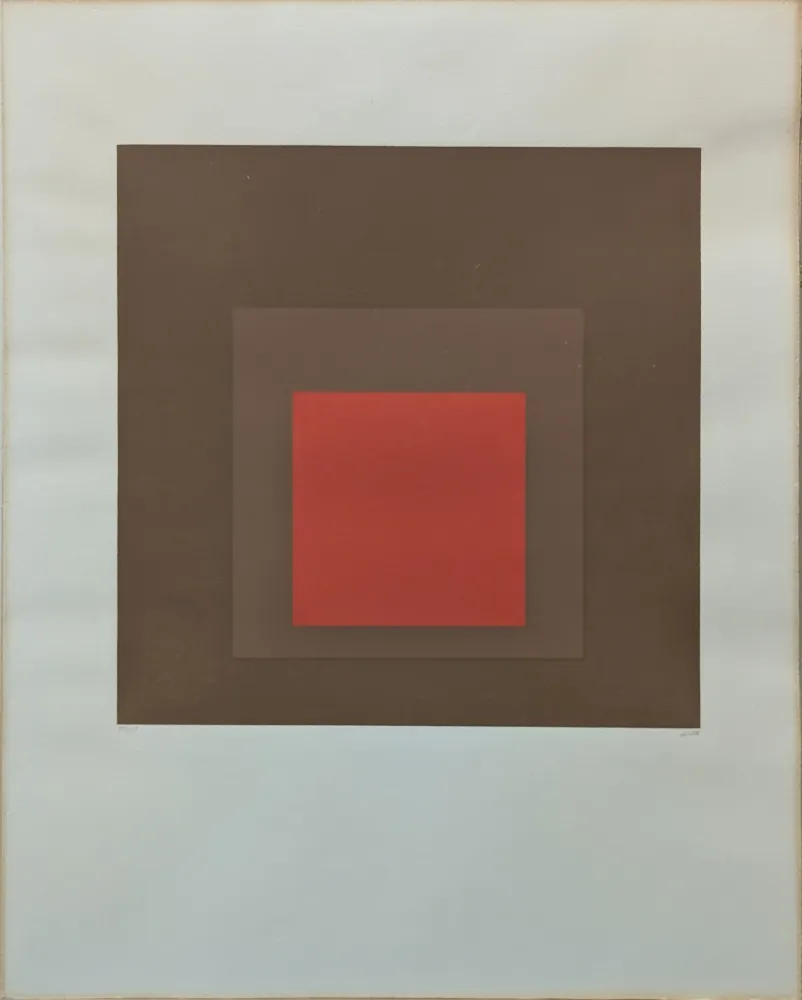 丝网印刷 Albers - Homage to the Square : HG442:a 