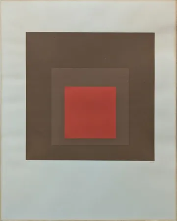 丝网印刷 Albers - Homage to the Square : HG442:a 