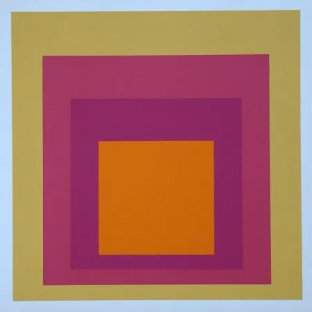 丝网印刷 Albers - Homage to the Square - La Tehuana, 1951-1956