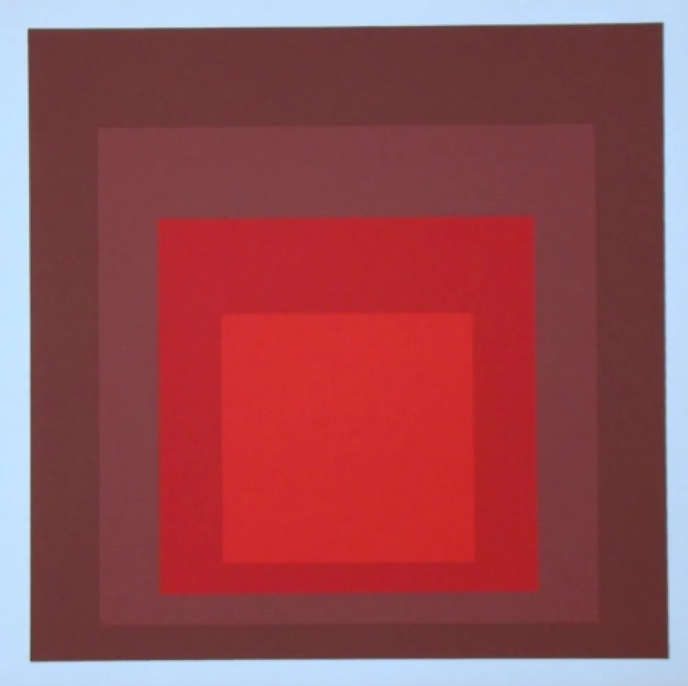 丝网印刷 Albers - Homage to the Square - R-I d-5, 1969