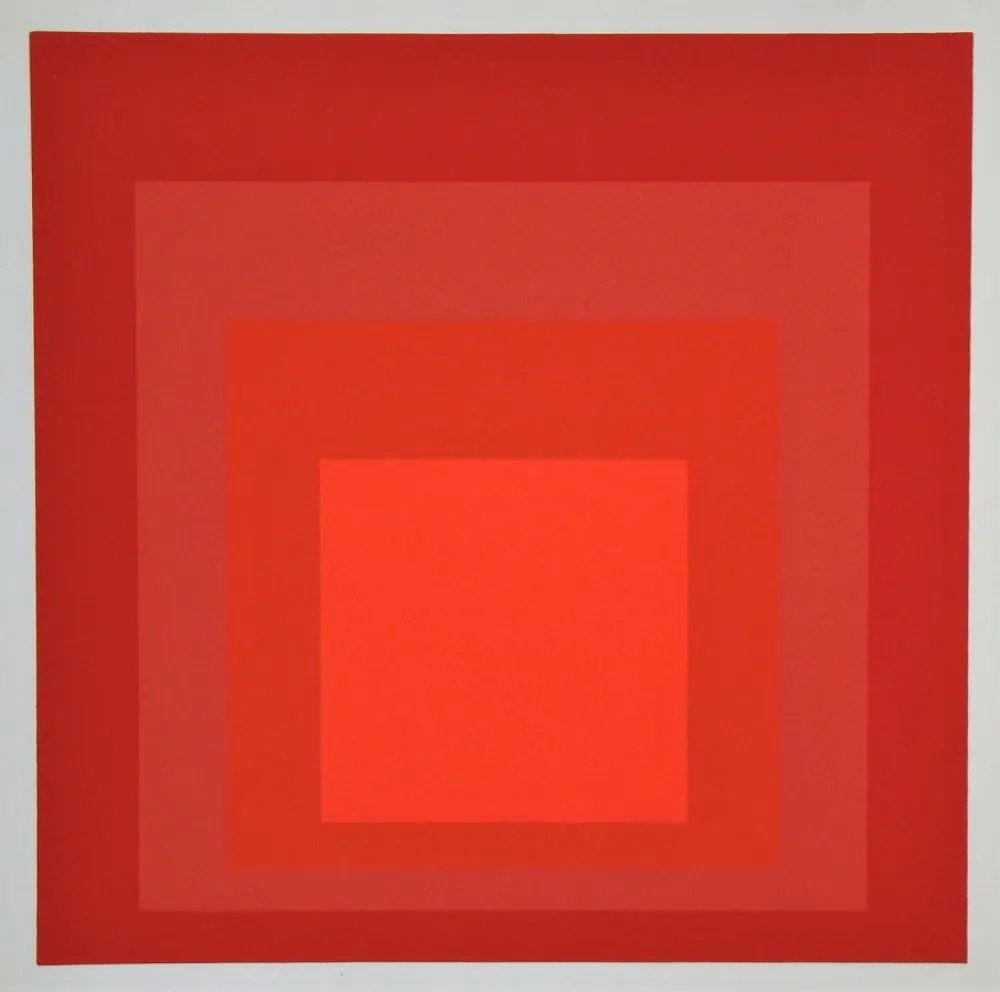 丝网印刷 Albers - Homage to the Square - R-III a-4, 1968