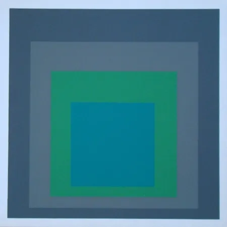 丝网印刷 Albers - Homage to the Square - Renewed Hope, 1962