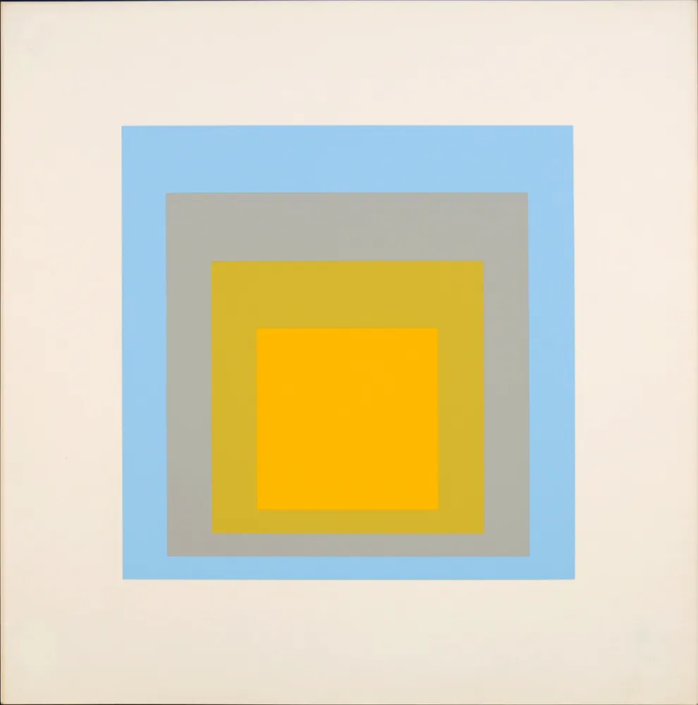 丝网印刷 Albers - Homage to the Square: Ten Works by Josef Albers (#I), 1962