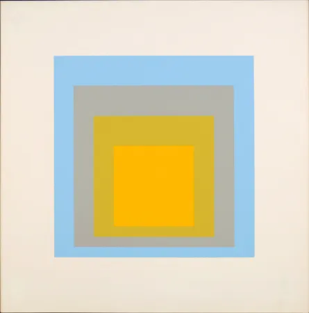 丝网印刷 Albers - Homage to the Square: Ten Works by Josef Albers (#I), 1962