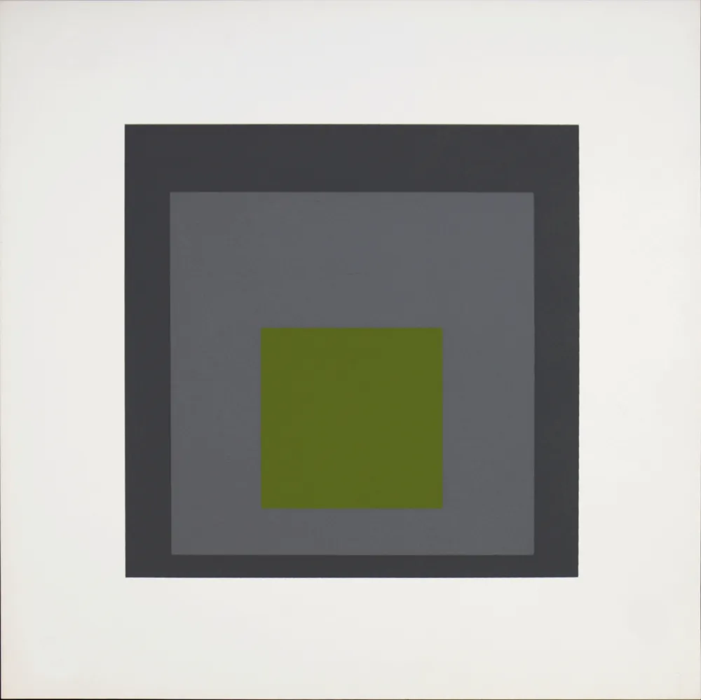 丝网印刷 Albers - Homage to the Square: Ten Works by Josef Albers (#II), 1962
