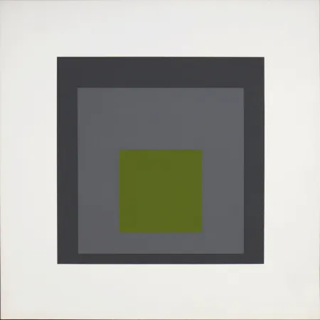 丝网印刷 Albers - Homage to the Square: Ten Works by Josef Albers (#II), 1962