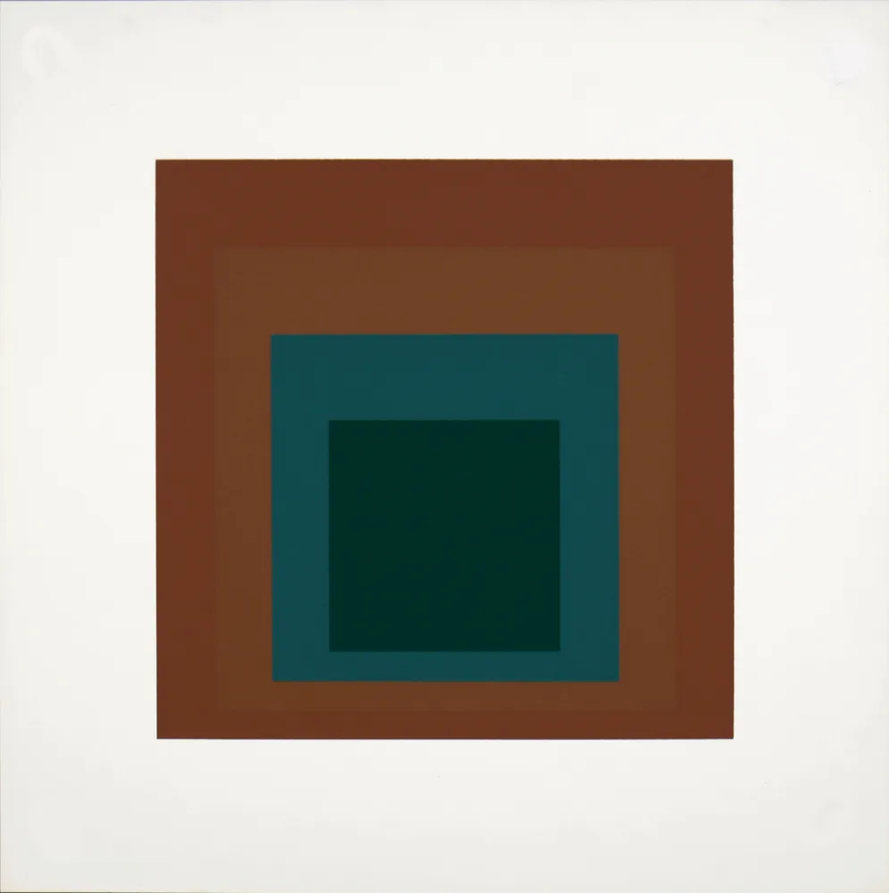 丝网印刷 Albers - Homage to the Square: Ten Works by Josef Albers (#IX), 1962