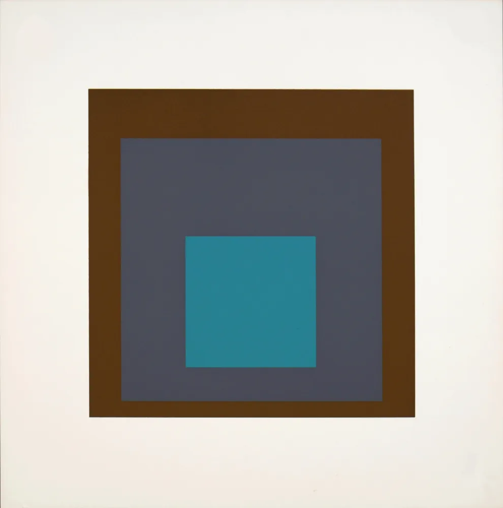 丝网印刷 Albers - Homage to the Square: Ten Works by Josef Albers (#VIII), 1962