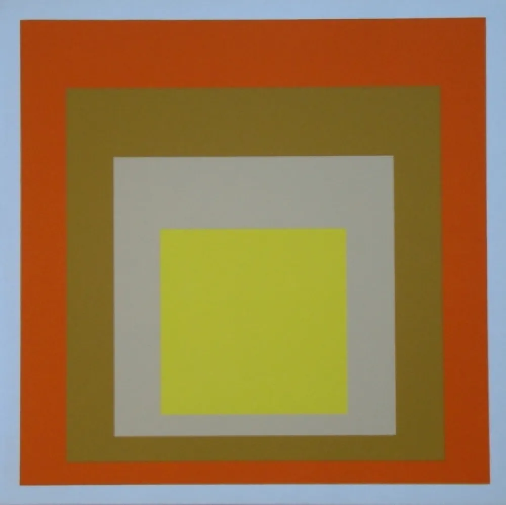 丝网印刷 Albers - Homage to the Square - Yes Sir, 1955