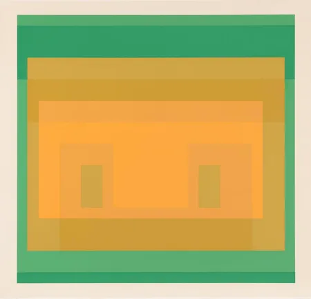 丝网印刷 Albers - I-S Va 6, from Six Variants