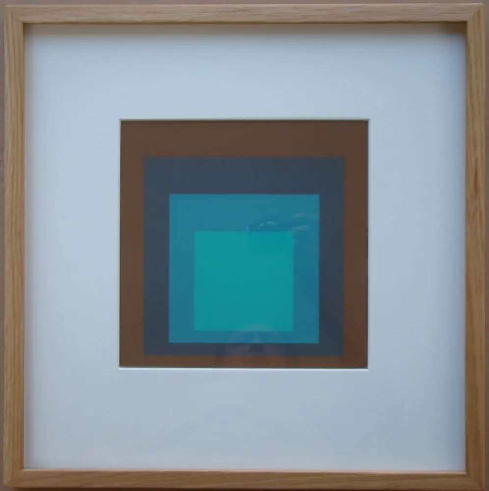 丝网印刷 Albers - Late Forest - Homage to the Square