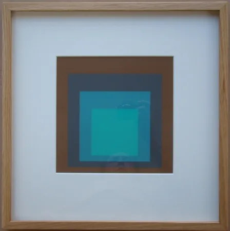 丝网印刷 Albers - Late Forest - Homage to the Square