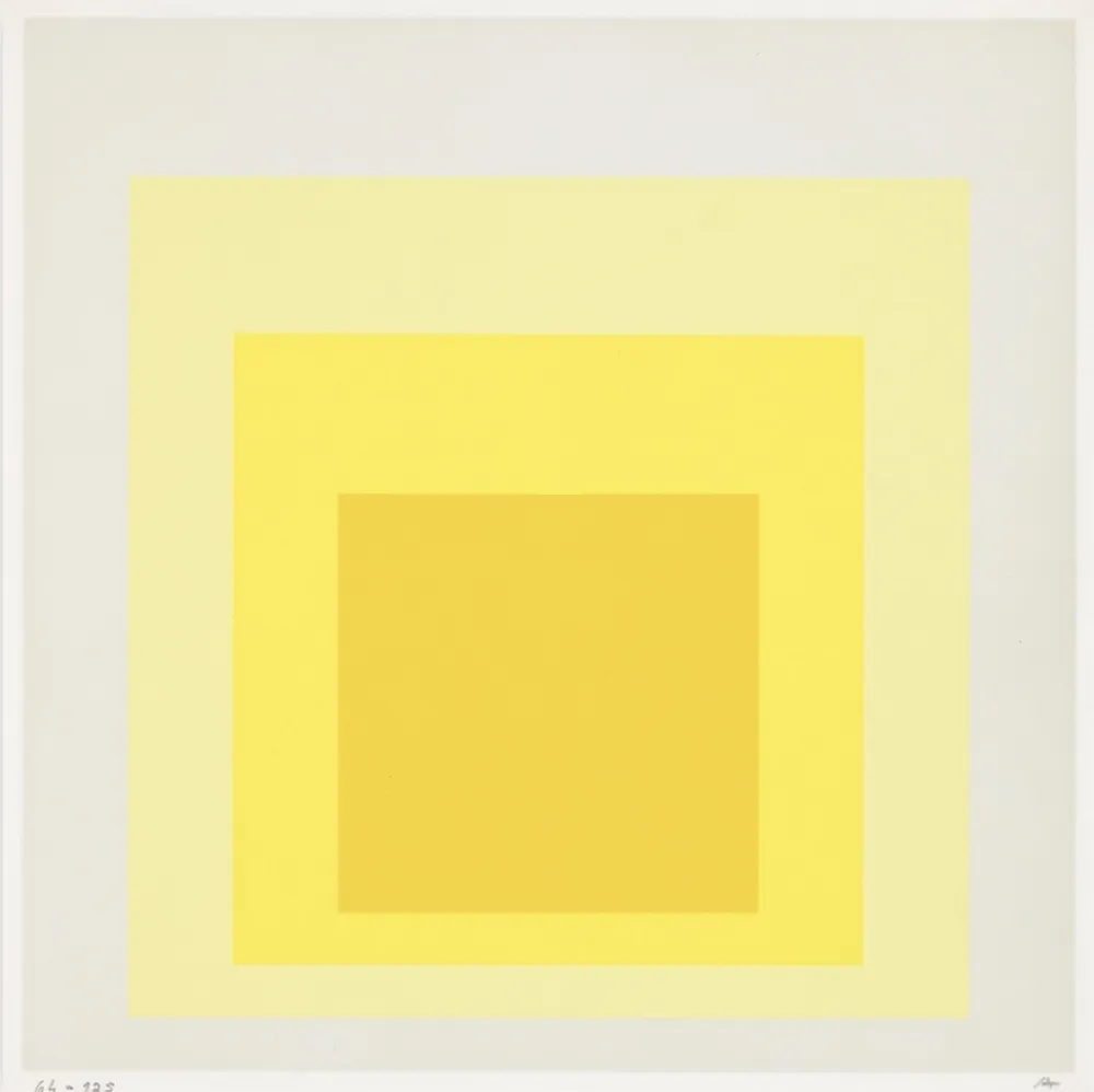 丝网印刷 Albers - Orange