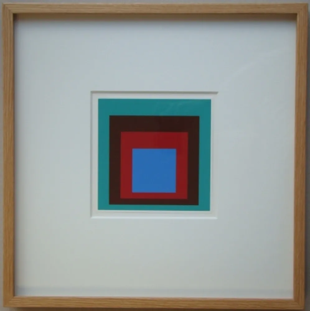 丝网印刷 Albers - Protected Blue, 1957